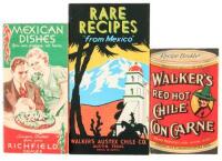 3 early Mexican-American recipes books, 1918-33