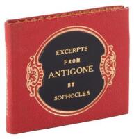 Excerpts from Antigone: The Gift of Reason or a Son's Advice to his Father