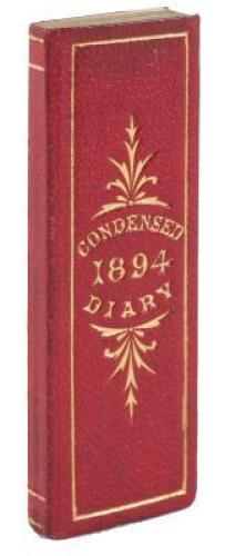 De La Rue's Improved Condensed Diary and Engagement Book, 1894