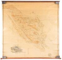 Official Map of Marin County, California 1892 Compiled from Records and Surveys