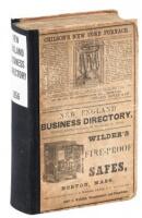 The New England Business Directory, in Which The Mercantile, Professional, Manufacturing and Mechanical Departments are Accurately Compiled and Alphabetically Arranged Under Their Respective Headings...1856.