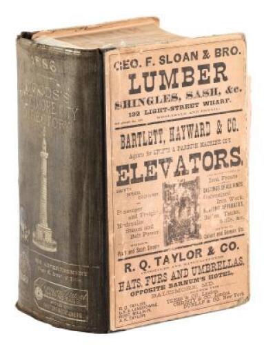 Wood's Baltimore City Directory: Containing a New Map of the City, a Careful Classified Business Directory an Accurate Street Directory, and an Appendix of Much Useful Information. 1886.