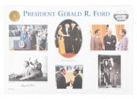 President Gerald R. Ford - 17 copies of a signed broadside