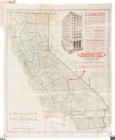 Los Angeles Trust and Savings Bank Map of California [and] ...Map of the Los Angeles District