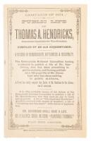 Campaign of 1884. Public life of Thomas A. Hendricks, Democratic Candidate for Vice-President. Compiled by An Old Acquaintance. A record of demagoguery, bitterness & disloyalty