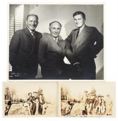 Small archive of autograph letters by and photographs of violinist and conductor Yehudi Menuhin and his family