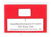 Old King Cole - former world record holder for smallest book
