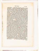 An Original Leaf from the Polycronicon printed by William Caxton at Westminster in the Year 1482: The Life and Works of William Caxton, with an historical reminder of fifteenth century England by Benjamin P. Kurtz together with a Note on the Polycronicon 