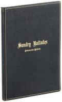 Sundry Ballades