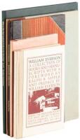Five books by, or with contributions by, William Everson