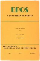 Poems and Drawings - In Epos: A Quarterly of Poetry, Extra Issue, 1962 - inscribed