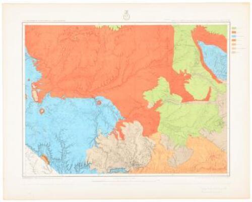 Three color geological maps of parts of Arizona and New Mexico