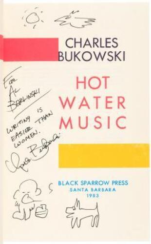 Hot Water Music - inscribed with original drawings