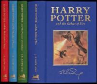 Deluxe issues of the first four volumes in the Harry Potter series