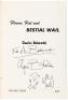 Flower, Fist and Bestial Wail - inscribed