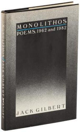 Monolithos: Poems, 1962 and 1982 - inscribed