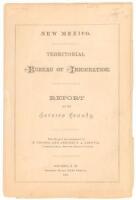 New Mexico, Territorial Bureau of Immigration. Report as to Socorro County.