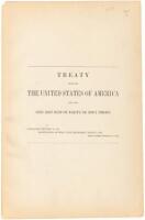 Treaty Between the United States of America and the Sans Arcs Band of Dakota or Sioux Indians.