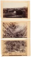 Three albumen photograph of northern California