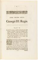 At the Parliament begun... the twenty-ninth Day of November, Anno Domini 1774... An Act for giving a publick Reward unto such Person or Persons, being His Majesty's Subject or Subjects, as shall discover a Northern Passage for Vessels by Sea between the A