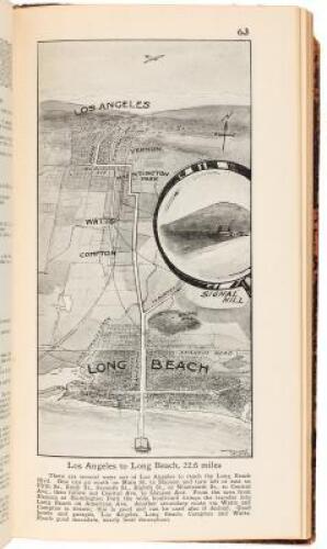 The Panoramic Automobile Road Map And Tourist Guide Book of Southern California, Season 1914-1915