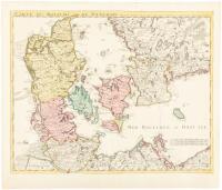 Carte du Royaume de Danemarc Par Guill. de l'Isle a Amsterdam Chez Ian Covens et Corneille Mortier Geographes