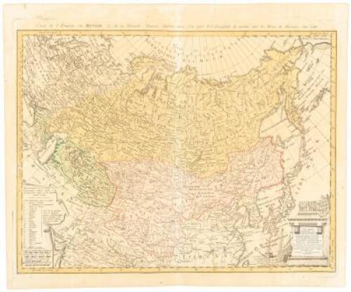 Tatariae Maioris sive Asiaticae Tabula quae praesertim complectitur Tatariam Russicam, Tatariam Sinensem et Tatariam Independentem...