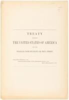 Treaty Between the United States of America and the O'Gallala Band of Dakota or Sioux Indians.