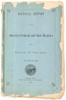 Biennial Report of the Surveyor General and State Register of the State of Nevada, For 1867 and 1868.