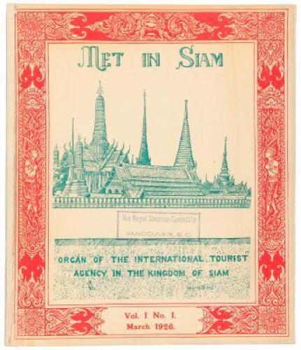 Met in Siam, Excursionist & Tourist Advertiser: A quarterly Devoted to Travel and Trade in Siam. Edited and Published by Siam Tourist Bureau.