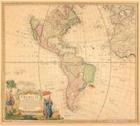 Americae Mappa Generalis Secundum Legitimas Projectionis Stereographicae Regulas ... Concinnata et Delineata ab Aug. Gott Boehmio Phil. Magistro. In Lucem Proferentibus Homannianis Heredibus A MDCCXXXXVI