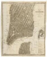 Map of the City of New York, Drawn by D.H. Burr, for New York as it is in 1846. Population 371,233