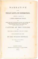 Narrative of the Texan Santa Fe Expedition, comprising a Description of a Tour through Texas, and across the Great Southwestern Prairies, the Camanche and Caygua Hunting-grounds, with an Account of the Sufferings from Want of Food, Losses from Hostile Ind