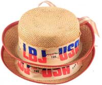 Two campaign hats from the 1964 Presidential election