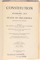 Constitution and Enabling Act of the State of Oklahoma Annotated and Indexed Comprising the Enabling Act of the State of Oklahoma, Approved June 16, 1906, Amendments to the Enabling Act, Approved March 4, 1907, and the Constitution and Ordinances of the S