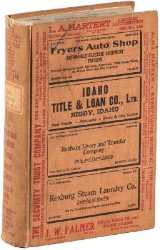 R.L. Polk and Co.'s Idaho Falls and Bonneville, Bingham, Fremont, Jefferson, Madison and Teton Counties Directory, 1916-17.