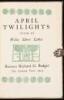 April Twilights - 2