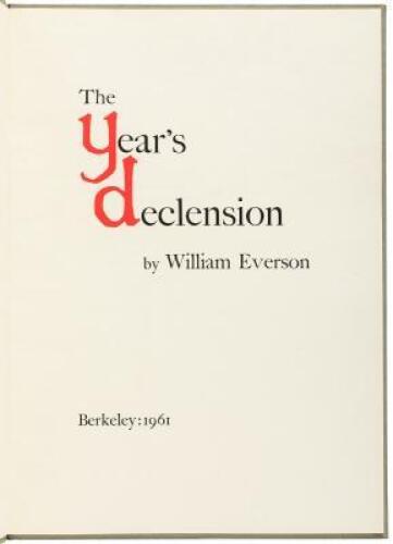 The Year's Declension