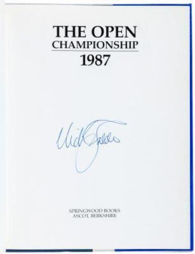 The Open Championship, 1984-2013. The first 16 years each signed by the tournament champion.