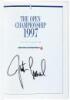 The Open Championship, 1984-2013. The first 16 years each signed by the tournament champion. - 4