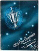USGA 46th Open Championship, June 13-14-15, 1946, Canterbury Golf Club. Souvenir Book