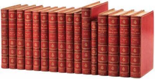 Seven first editions of works by George Eliot, finely bound