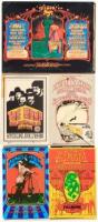 Collection of approximately 40 large postcards from Bill Graham concerts at the Fillmore West, Winterland, etc. in San Francisco