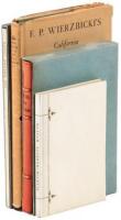Four volumes from Grabhorn Press featuring the artwork of Valenti Angelo