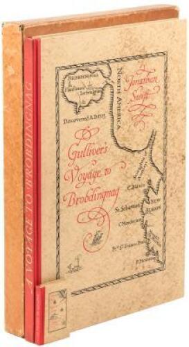 [Gulliver's Travels], i.e.: A Voyage to Brobdingnag made by Lemuel Gulliver in the Year mdccii [&] A Voyage to Lilliput by Dr. Lemuel Gillver mdcic