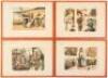 Six chromolithographed plates from "P. & O. Pencillings" - 2