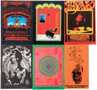 Collection of 13 postcards from Family Dog concerts at the Avalon Ballroom in San Francisco