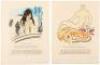 Two original color lithographs from La Revolte des Anges