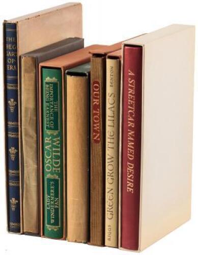 Seven volumes of plays published by the Limited Editions Club