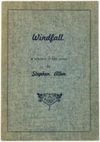 Windfall, A Collection of First Poems